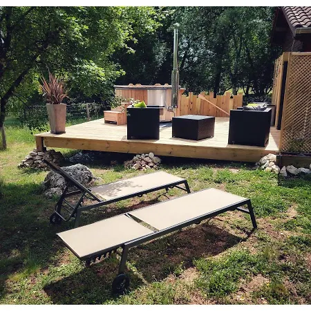 Chalet, Bain Nordique Chalet Quissac (Lot)