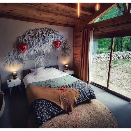 Chalet, Bain Nordique Chalet Quissac (Lot)